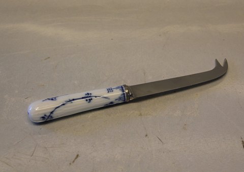 Blue Fluted Danish Porcelain Cheese Knife 19 cm Stainless steel and porcelain 
handle