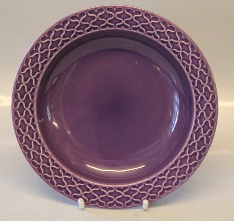 322 Soup rim plate 20.5 cm /8" PALET Violet - lila Cordial Nissen Kronjyden B&G 
Quistgaard  Stoneware