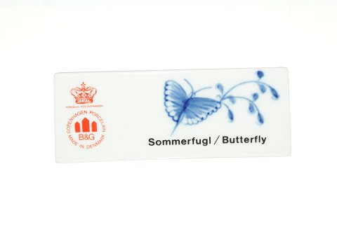 Forhandler skilt Sommerfugl/Butterfly
Fra Bing og Grøndahl