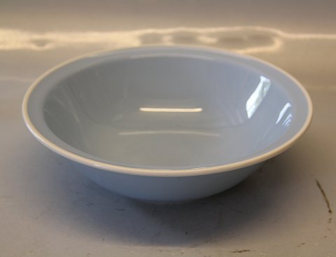 Aluminia Copenhagen Light Blue Sonja  Faience Dinnerware 
Round Vegetable Bowl 7 x 25 cm