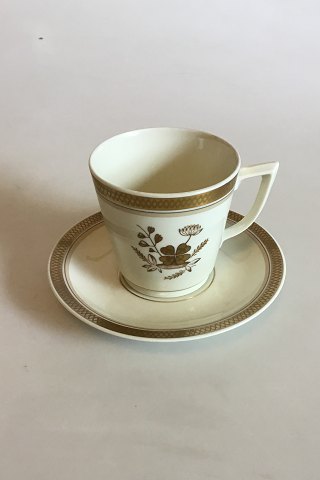 Royal Copenhagen Liselund (Gammel) Kaffekop med underkop No 947/9481