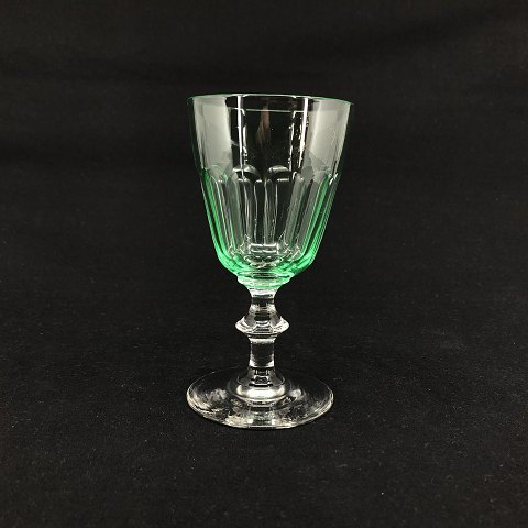 Lysende grønt Christian d. 8 hvidvinsglas
