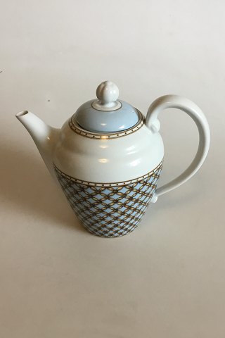 Royal Copenhagen Liselund Lyseblå Kaffekande No 128