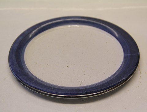 Luncheon plate 23 cm Christine Blue and Grey  Stoneware Danish Art Pottery 
Knabstrup