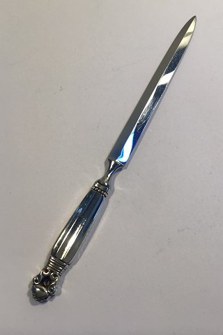 Georg Jensen Sterling Sølv Konge Brevkniv