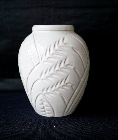 Aristo Keramik: 
Hvidglaseret vase