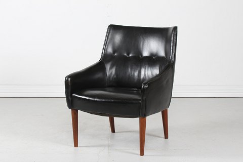 Danish Modern
Small Chair
with black skai