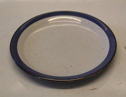 Cake plate 19 cm Christine Blue and Grey  Stoneware Danish Art Pottery Knabstrup