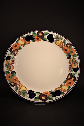 Royal Copenhagen "Golden Summer" dinner plate, 
Dia: 26.5cm.
#1739626.