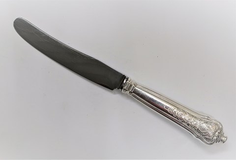 Michelsen. Sølvbestik. Rosenborg. Sterling (925). Middagskniv. Længde 23 cm.