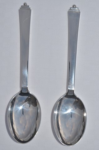 Georg Jensen Pyramid silver cutlery  Dinner Spoon 001