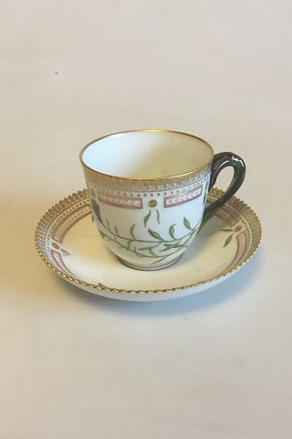 Royal Copenhagen Flora Danica Kaffekop og Underkop No 20/3597