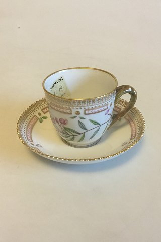 Royal Copenhagen Flora Danica Kaffekop og Underkop No 20/3597