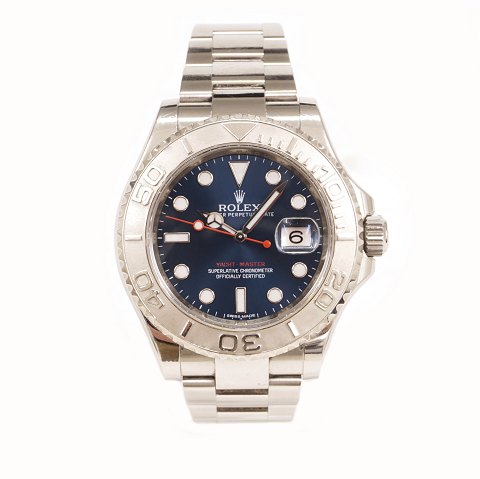 Rolex Yachtmaster Blue Index
Ref. 116622
D: 40mm
Wird mit Box und Zertifikat geliefert. Verkauft 
am 06.06.2014 in Dänemark