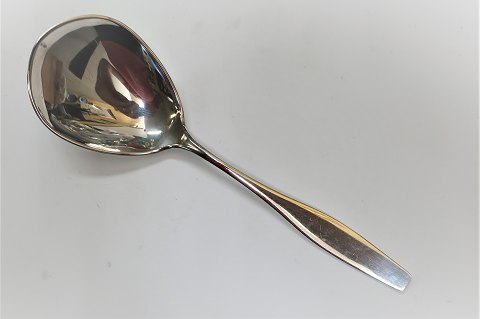 Hans Hansen. Sølvbestik. Sterling. Charlotte. Serveringsske. Længde 18 cm.