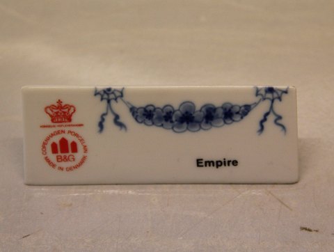 Empire Bing & Grøndahl Reklame Skilt for   ca 4 x 10 cm
