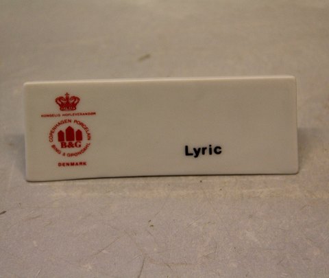 Lyric B&G Porcelain Dealer Sign for Advertising: Lyric