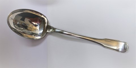 Thomas Andreas Westrup. Silver cutlery (830). Antique soup ladle. Length 36.5 
cm. Produced 1778.