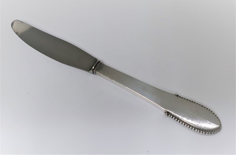 Georg Jensen. Silver cutlery. Sterling (925). Beaded. Dinner Knife. Length 22,1 
cm.
