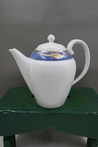 Magnolia Blue Danish porcelain, covered coffee pot