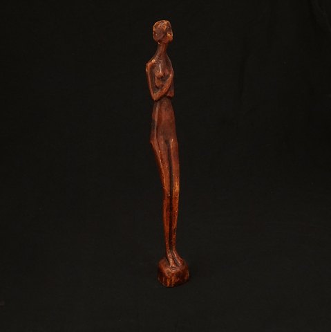 Otto Pedersen, 1902-95: Skulptur aus Holz. 
Signiert. H: 42cm