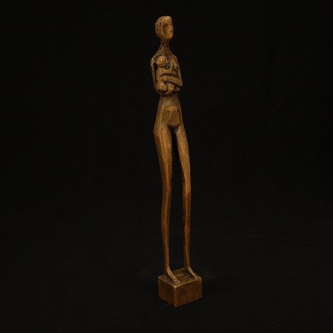 Otto Pedersen, 1902-95, Denmark: A wood cut 
sculpture. Signed. H: 33cm