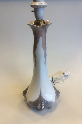 Royal Copenhagen Art Nouveau Lampe med Rokke No 374