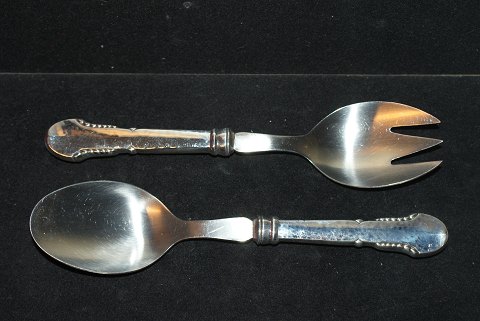 Salad cutlery Set Fredensborg SilverLength 17.5 cm.