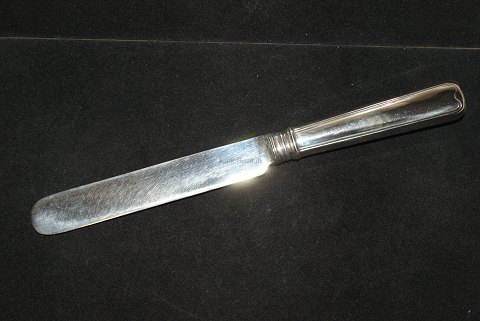 Bord kniv Klinge Sølv Gammel Riflet Sølv
Længde 20,5 cm.