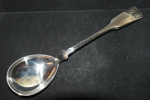 Servingspoon Mussel SilverFredericia Silver, W & S.Sørensen. with moreWidth 21 cm.SOLD
