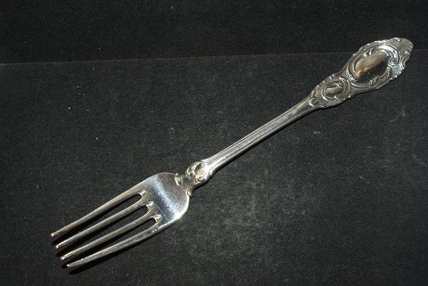 Dinner Fork Rococo, Danish silver cutleryFrigast silverLength 20.5 cm.