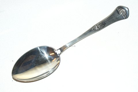 Serving spoon Rosen, Danish silver cutleryHorsens silverLength 25,5 cm.