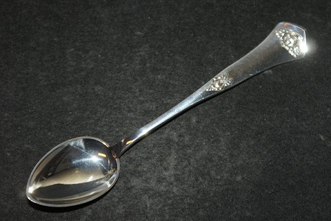 Salt spoon Rosen, Danish silver cutleryHorsens silverLength 7.5 cm.with engraving