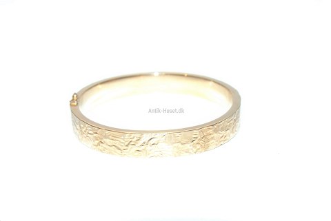 Armring  rustik 14k Guld
Stemplet: OFP 585