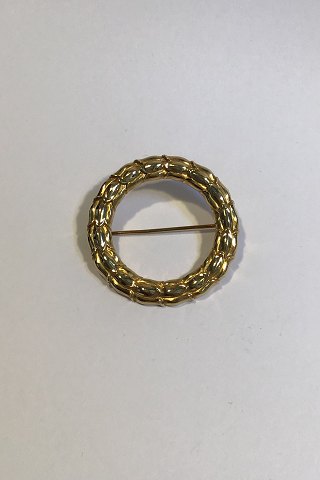 Georg Jensen 18K Guld Broche No 360 Sigvard Bernadotte