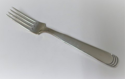 Hans Hansen. Sølvbestik (925). Arvesølv no. 15. Middagsgaffel. Længde 19 cm.