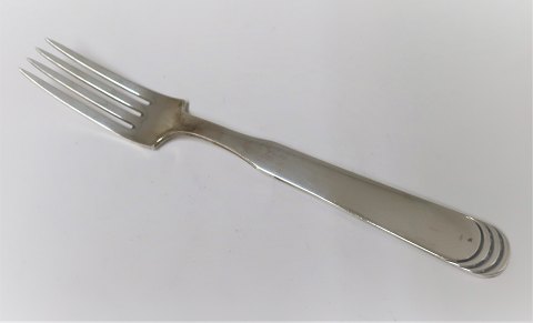 Hans Hansen. Silberbesteck (925). Arvesölv Nr. 15. Frühstücksgabel. Länge 17 cm.