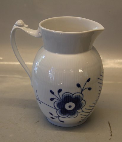 444-1 Milk Pitcher 19.5 cm 90 cl Mega Blue Blue Fluted MEGA Danish Porcelain