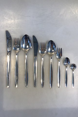 Georg Jensen Sterling Sølv Cypres Bestiksæt til 6 Personer (54 dele)