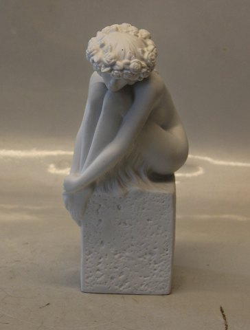 107 RC Virgo 22 cm Christel Marott Zodiac Figurine Bisquit (1249107-41200) The 
Virgin Royal Copenhagen figurine