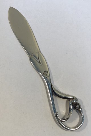 Georg Jensen Sterling Sølv Ornamental Brevkniv No 122