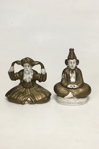 Europæisk japonisme figurer i porcelæn