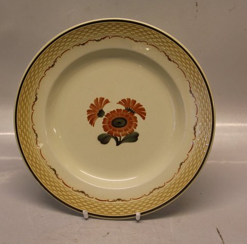 Dinner plate 25 cm Aluminia Copenhagen Calendula (Morgenfrue)  Faience 
Dinnerware