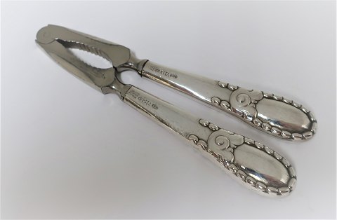 Evald Nielsen. Silver cutlery (830). Cutlery no. 13. Nutcracker. Length 15 cm.
