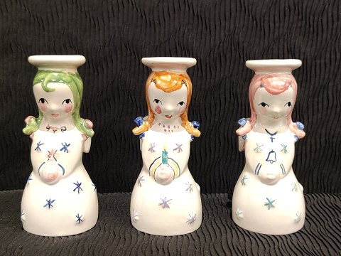 Nymølle; Christmas angels, faience