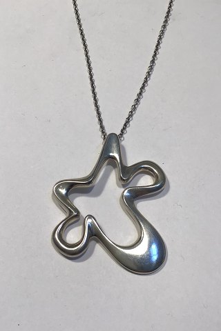 Georg Jensen Sterling Sølv Halskæde med Vedhæng No 429B