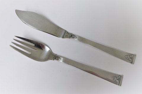 Dan. Horsens silverware factory. Silver cutlery (830). Fish knife & fish fork. 
There are 6 sets in stock. The price is per set.