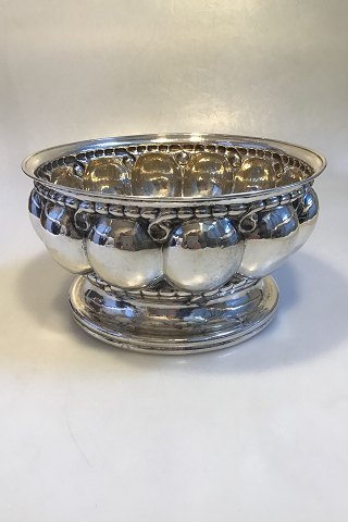 Meget Tidlig Georg Jensen Sølv Melon Skål fra 1911 no 16