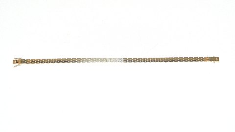 Elegant Brick Bracelet 5 Rk 14 Carat Gold