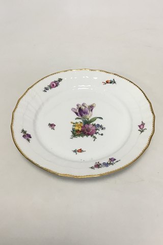 Royal Copenhagen Fuld Saksisk Blomst Frokosttallerken No 1632